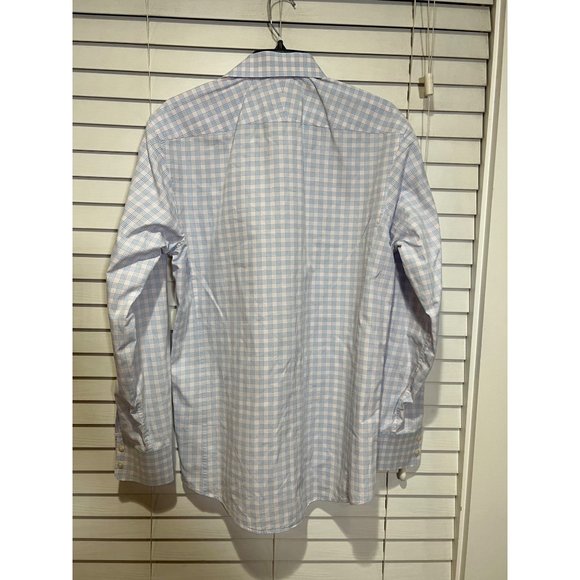 Thomas‎ Pink Long Sleeve Button Up Shirt - Size 15.5 - Picture 4 of 4